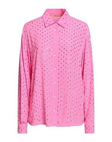 N°21 Shirts Pink 69% Acetate, 31% Silk, Glass