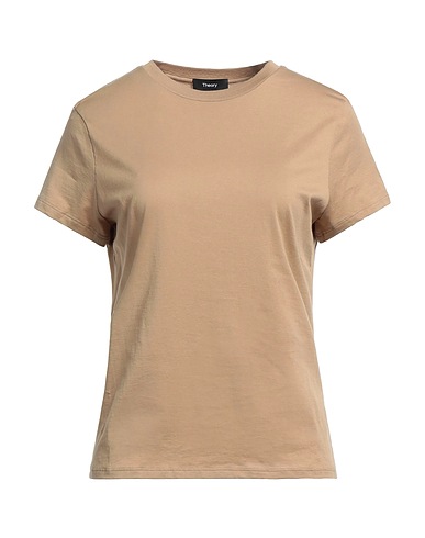 THEORY Basic T-Shirt Sand 100% Pima Cotton