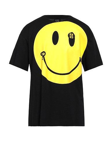RAF SIMONS Ｔシャツ X SMILEY ブラック コットン 100%