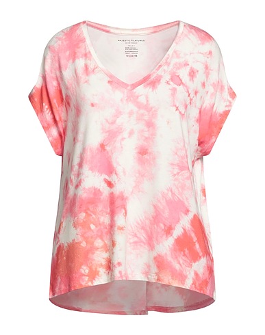 MAJESTIC FILATURES T-shirt Fuchsia 94% Viscose, 6% Elastane