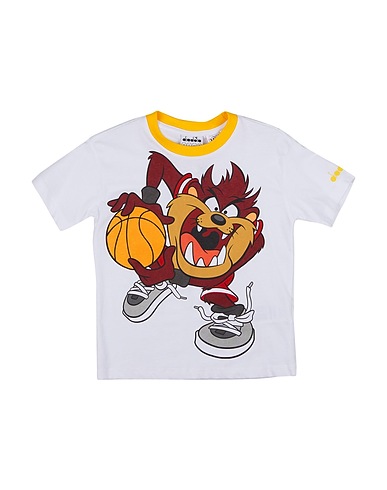 DIADORA T-shirt Bianco 100% Cotone