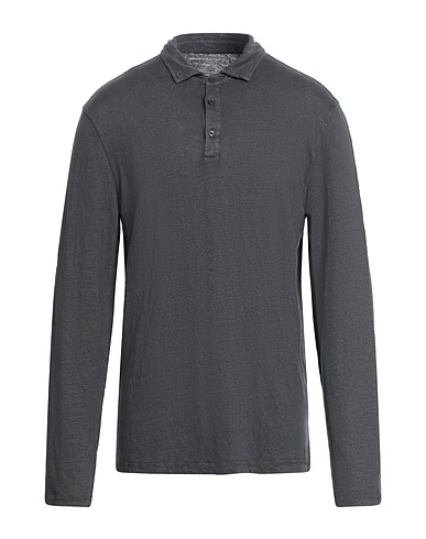 MAJESTIC FILATURES Polo shirt Lead 94% Linen, 6% Elastane