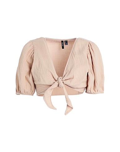 VERO MODA Top Sabbia 100% Cotone