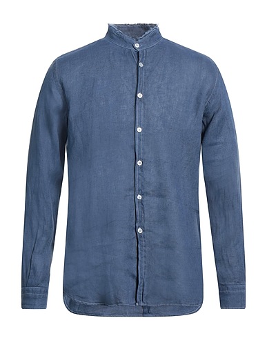 MESSAGERIE Camicia in lino Blu 100% Lino