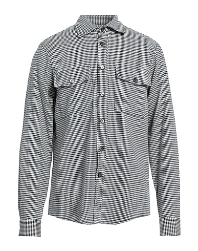 MESSAGERIE Patterned shirt Black 35% Cotton, 35% Viscose, 15% Linen, 10% Acrylic, 5% Other Fibres