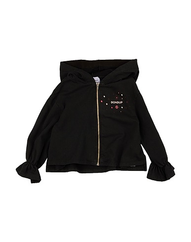 DONDUP Sweatshirt Black 94% Cotton, 6% Elastane
