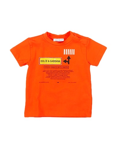 DOLCE&GABBANA T-shirt Orange 100% Cotton