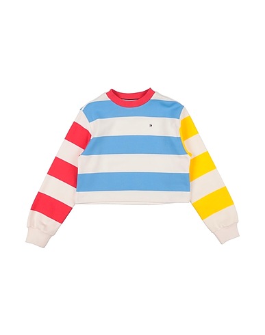 TOMMY HILFIGER Sweatshirt White 50% Organic cotton, 37% Cotton, 13% Polyester