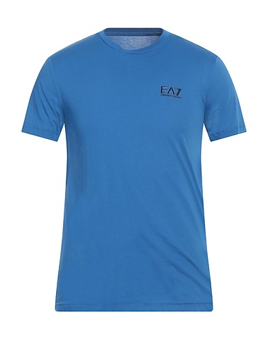 EA7 Basic T-shirt Azure 100% Cotton