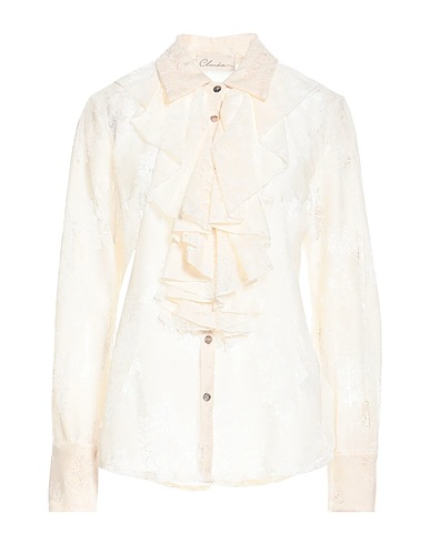 CLAUDIE Lace shirts & blouses Ivory 100% Polyester