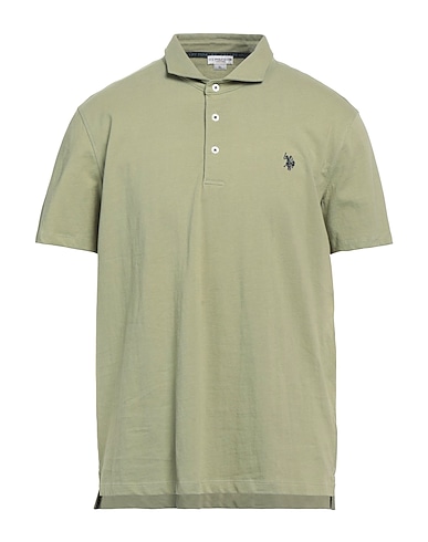 U.S.POLO ASSN. Polo shirt Sage green 100% Cotton