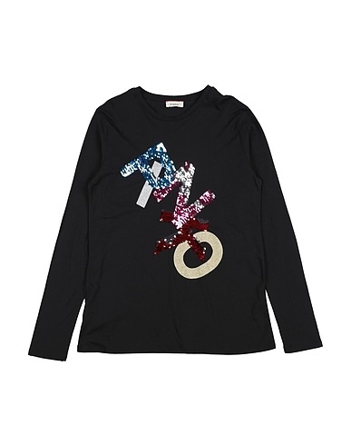 PINKO UP T-shirt Black 50% Cotton, 50% Modal