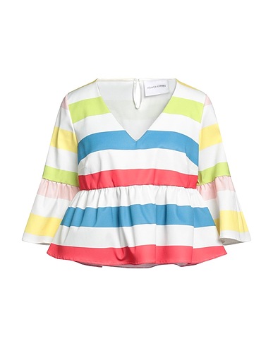 VICARIO CINQUE Top Bianco 95% Poliestere, 5% Elastan