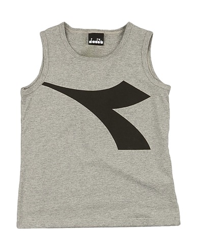 DIADORA Tank top Grey 100% Cotton