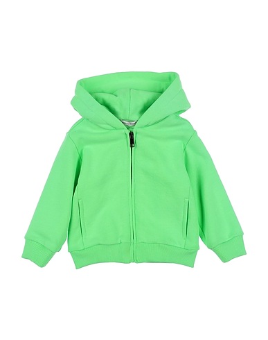 DOLCE&GABBANA Hooded track jacket  Lime green 100% Cotton
