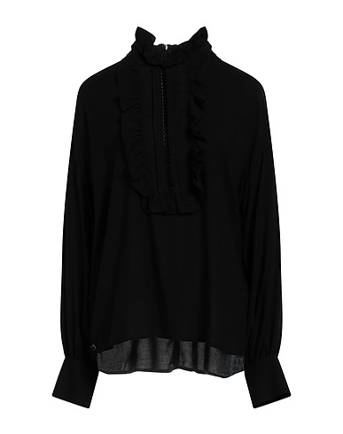 MANILA GRACE Top Black 100% Viscose, Cotton