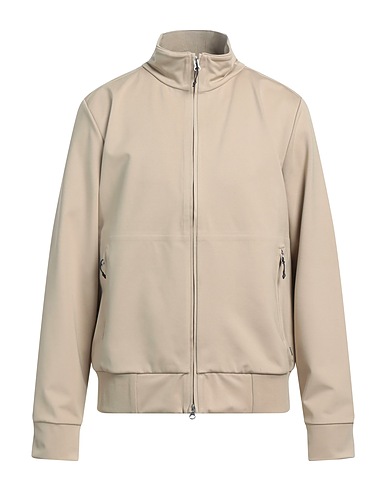 WAHTS Sweatshirt Beige 80% Polyester, 15% Elastane, 5% Textile fibers