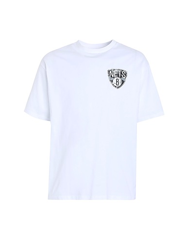 NEW ERA T-Shirt INFILL TEAM LOGO OS TEE BRONET
 Weiß 100% Baumwolle