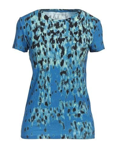 MAJESTIC FILATURES Ｔシャツ ブライトブルー レーヨン 67% / リネン 28% / ポリウレタン 5%