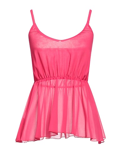 WHITE WISE Top Fuchsia 100% Polyester