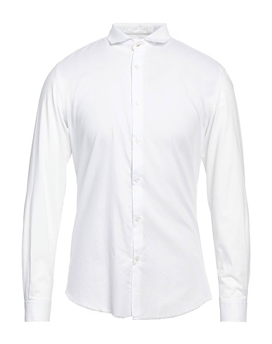 OUT/FIT Solid colour shirt White 100% Cotton