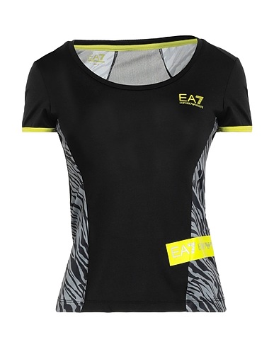 EA7 T-shirt Nero 90% Poliestere, 10% Elastan