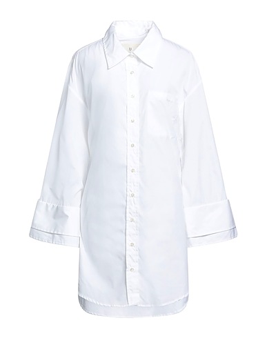 ONEDRESS ONELOVE Solid colour shirts & blouses White 100% Cotton