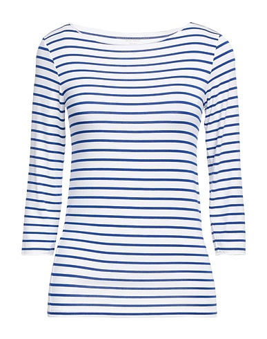 MAJESTIC FILATURES T-shirt Blu 94% Viscosa, 6% Elastan