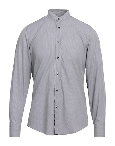 LIU •JO MAN Patterned shirt Grey 100% Cotton