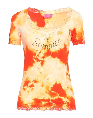 VDP VIA DELLE PERLE T-shirt CLUB Apricot 96% Polyamide, 4% Elastane