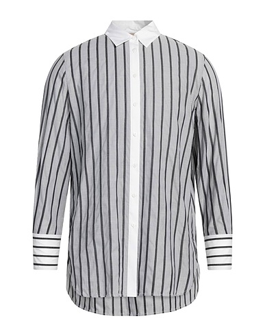 PUROTATTO Striped shirt White 100% Cotton