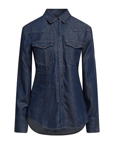 RAG & BONE Denim shirt Blue 64% Cotton, 36% Tencel™