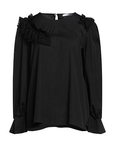 I BLUES Top Black 100% Cotton