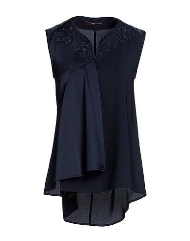 HIGH Топ без рукавов Иссиня-чёрный 100% Полиэстер