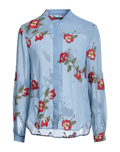 RAG & BONE Shirts Pastel blue 100% Polyester