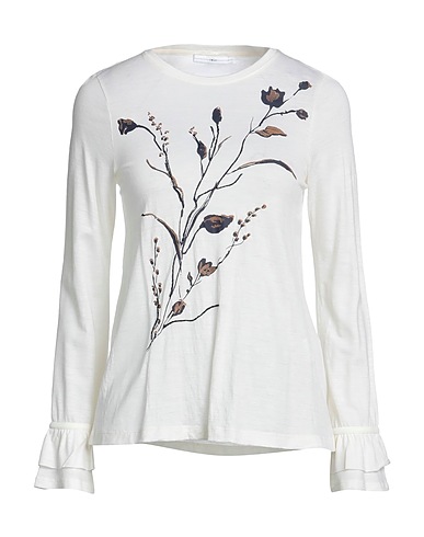 HIGH T-Shirt Elfenbein 100% Wolle