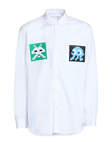 COMME des GARÇONS SHIRT Shirts White 100% Cotton