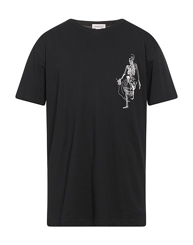 MCQUEEN T-shirt Black 100% Cotton