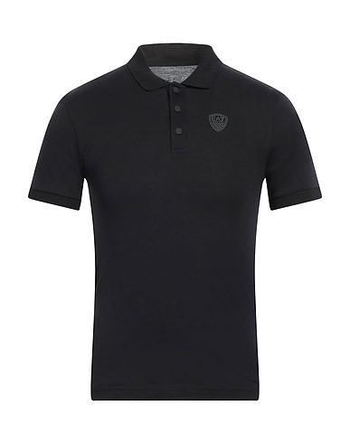 EA7 Polo shirt Black 100% Cotton
