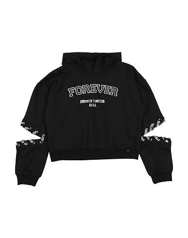 RELISH Sweatshirt Black 95% Cotton, 5% Elastane