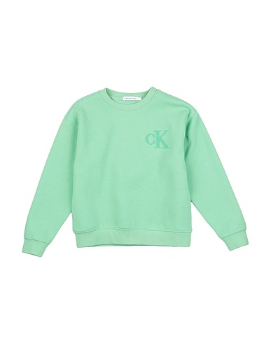 CALVIN KLEIN JEANS T-shirt Green 60% Cotton, 35% Polyester, 5% Elastane
