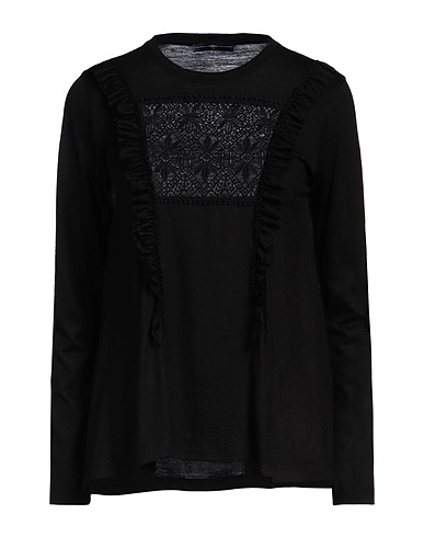 HIGH T-shirt Black 100% Wool