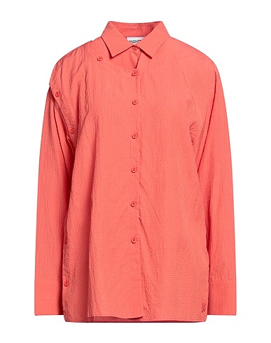 KENZO Solid color shirts & blouses Coral 51% Acetate, 27% Viscose, 22% Cotton