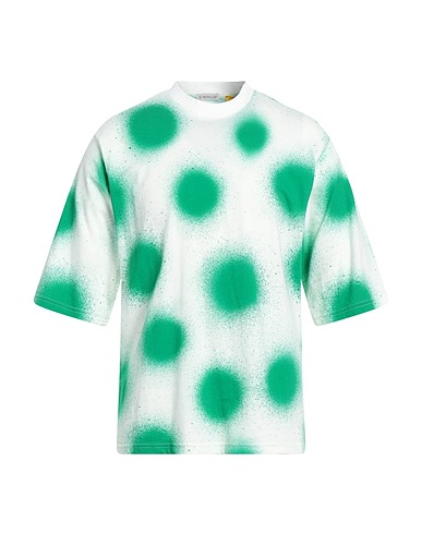1 MONCLER JW ANDERSON Basic T-shirt Green 100% Cotton