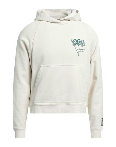 REESE COOPER Hooded track jacket  Beige 100% Cotton