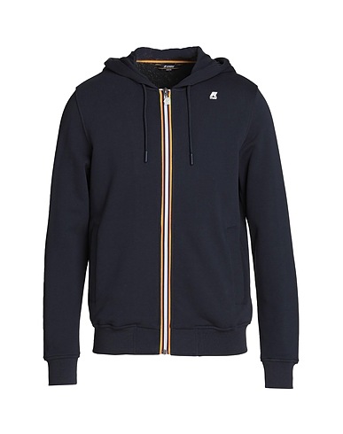 K-WAY Hooded track jacket  ANTHONY                       
 Midnight blue 100% Cotton