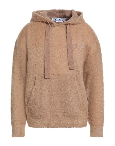 OFF-WHITE™ Sweatshirt Camel 50% Mohair wool, 32% Wool, 18% Polyamide