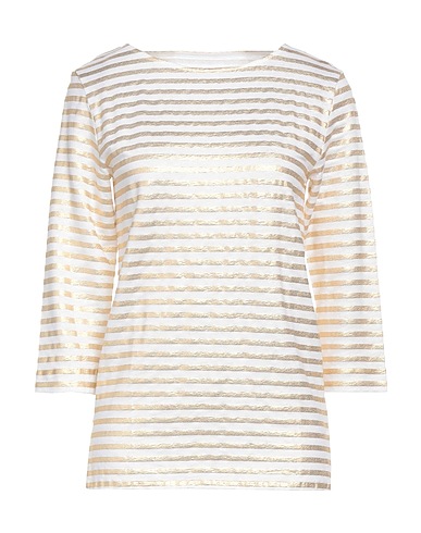 MAJESTIC FILATURES T-shirt White 94% Linen, 6% Elastane
