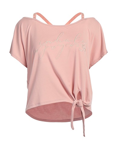 EA7 T-shirt Light pink 70% Modal, 30% Polyester