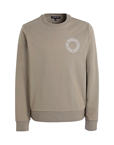 MICHAEL KORS MENS Sweatshirt Khaki 80% Cotton, 20% Elastomultiester